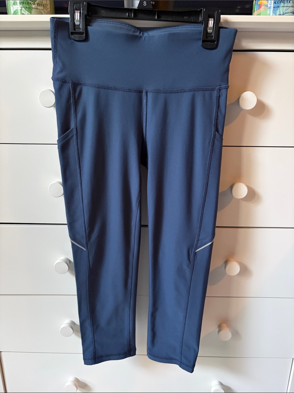 🫐 NWOT XERSION WOMENS SIZE XS SMOKY COBALT HIGH RISE LEGGINGS